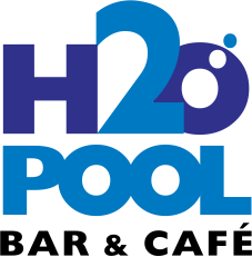 logo h20 pool bar & cafe karebosi premier hotel